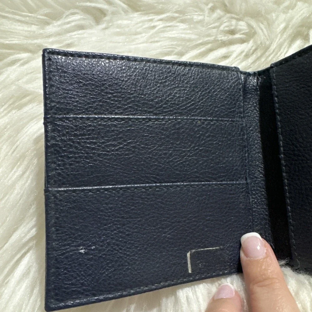 vintage oscar de la renta Pour Lui Men's Bifold Wallet Paisley Satin
